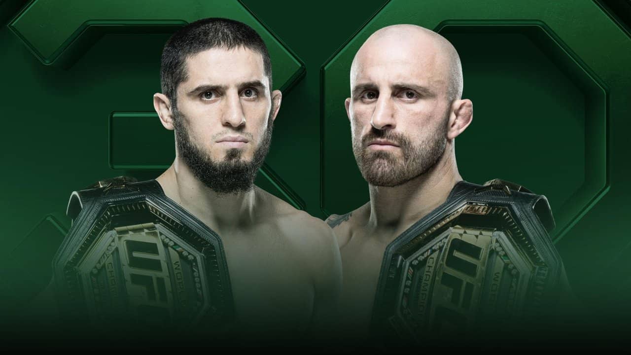 UFC 294: Makhachev vs. Volkanovski 2 backdrop