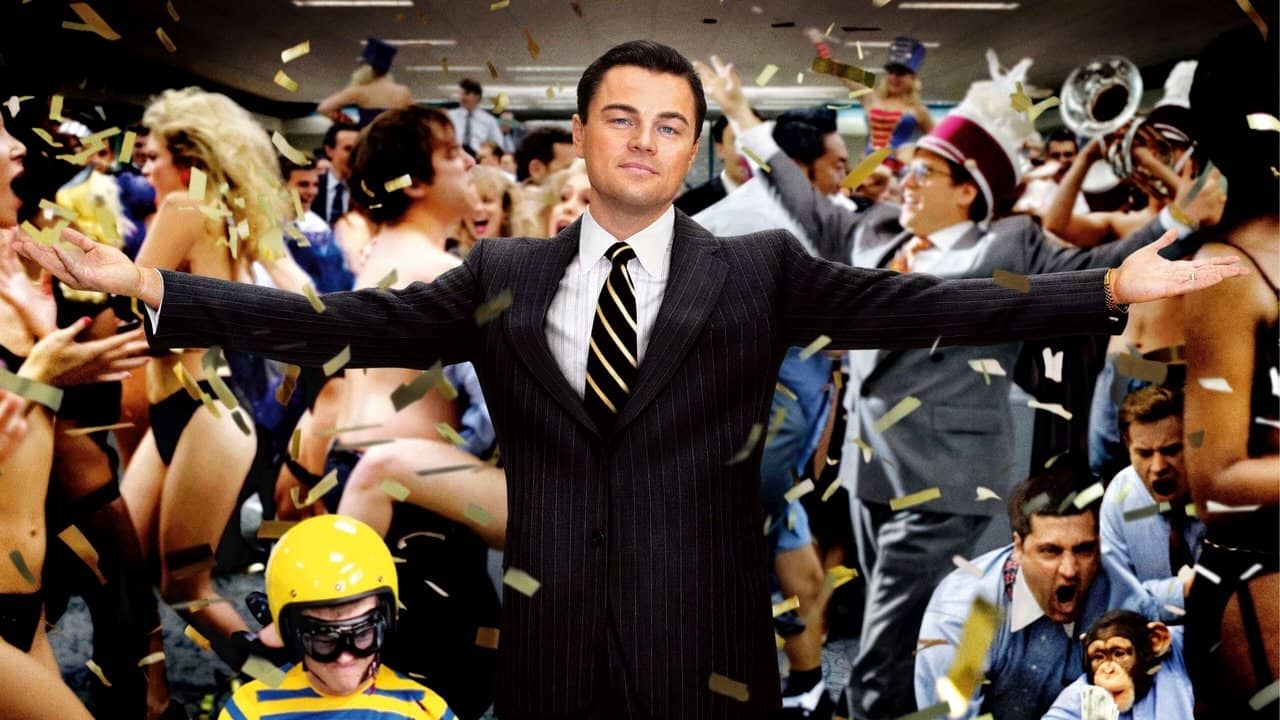 The Wolf of Wall Street backdrop