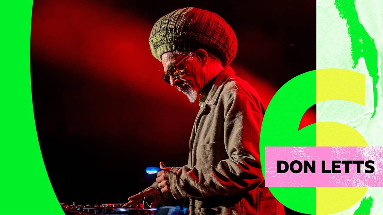 Don Letts - 6 Music Festival backdrop