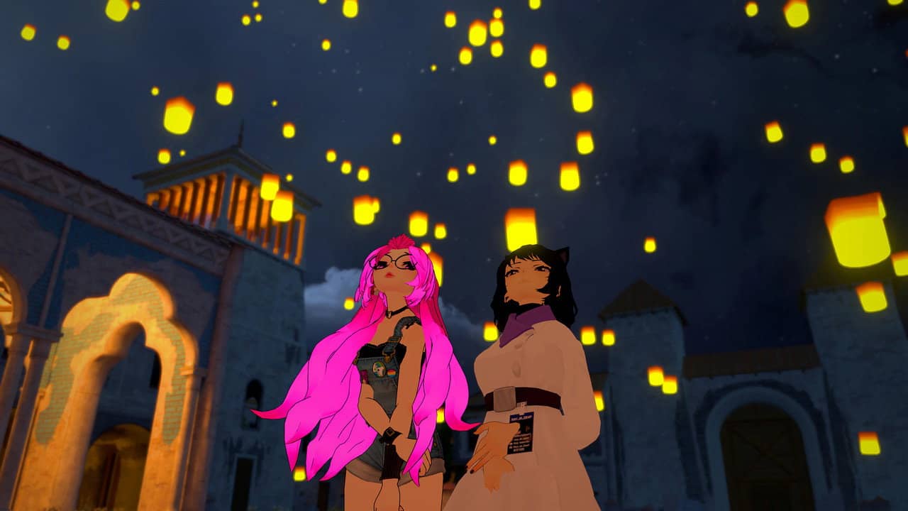 We Met in Virtual Reality backdrop