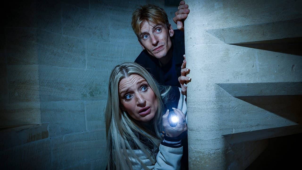 Daisy May and Charlie Cooper's NightWatch backdrop