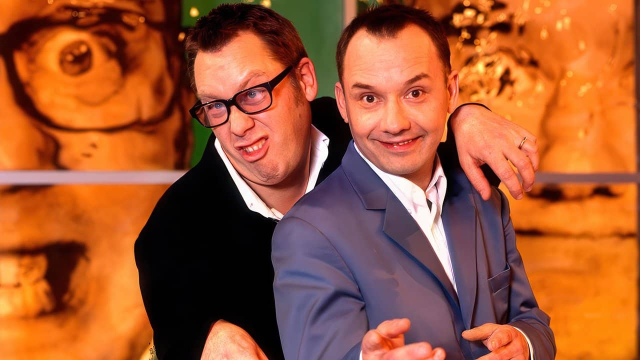 Bang, Bang, It's Reeves and Mortimer backdrop