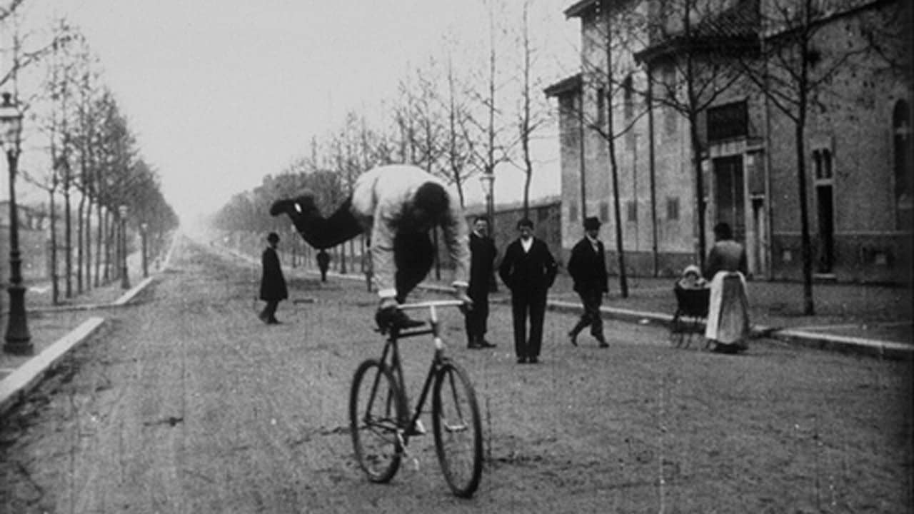 Bicyclist backdrop