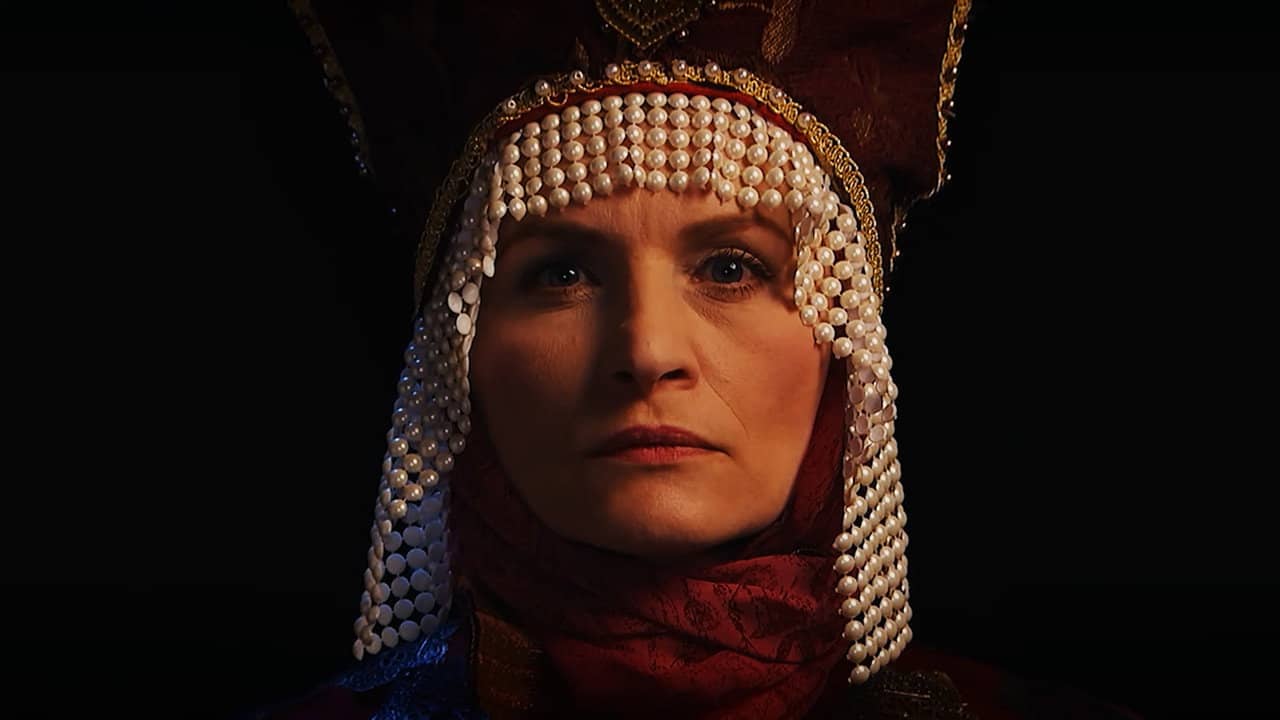 Serbian Princess Ana Jakšić backdrop