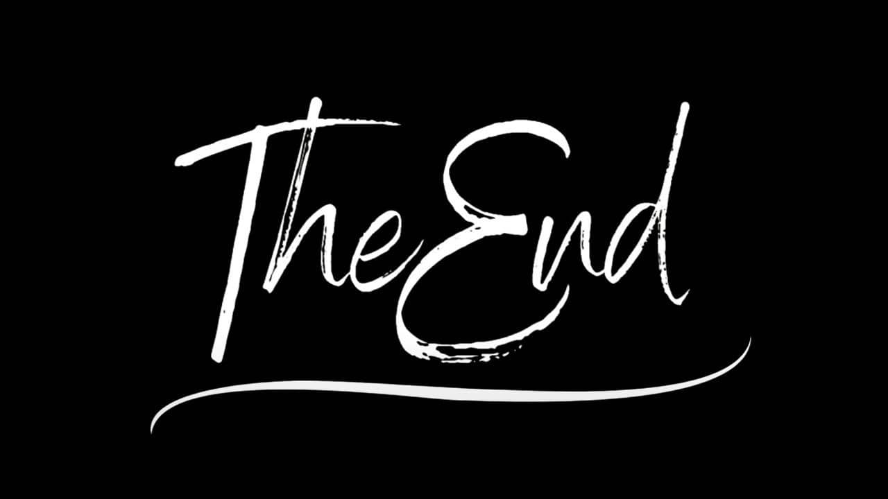 The End backdrop