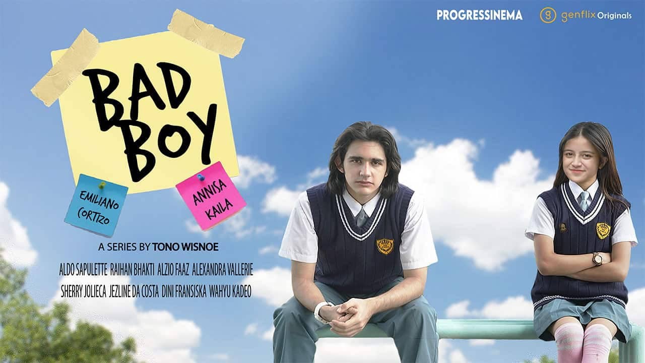 Bad Boy backdrop