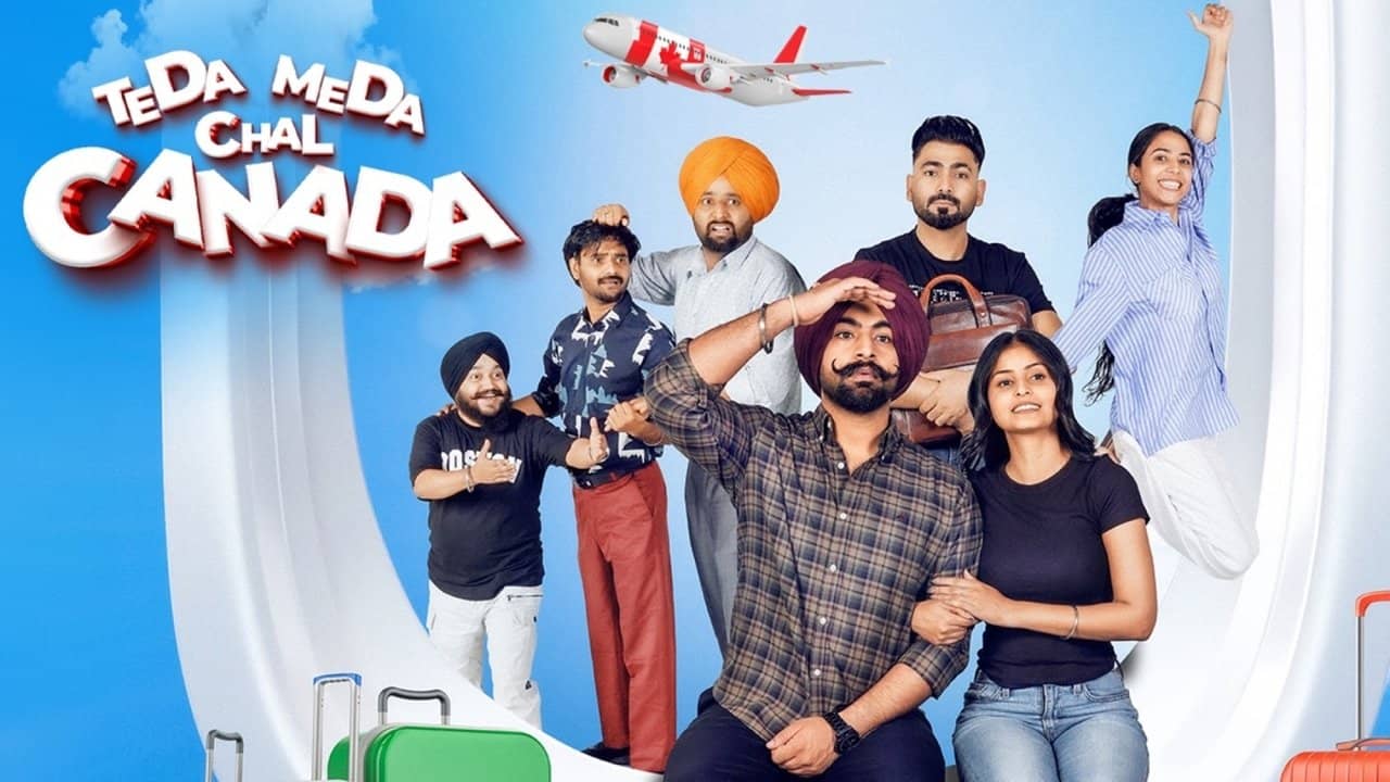 Teda Meda Chal Canada backdrop