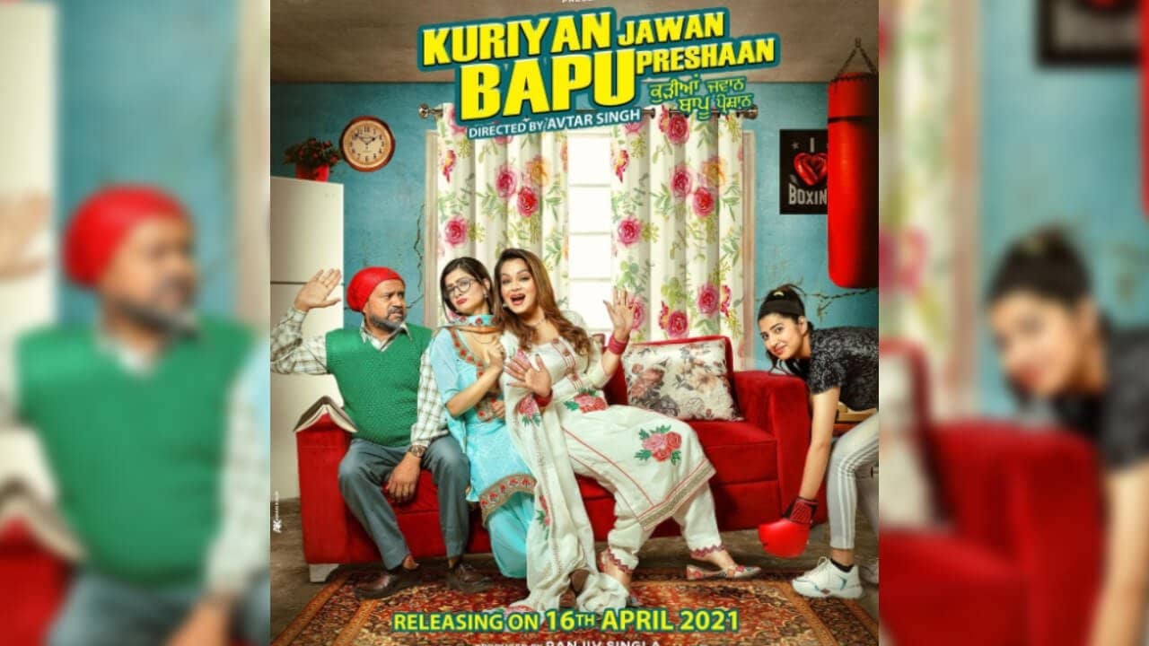 Kuriyan Jawan Bapu Preshaan backdrop