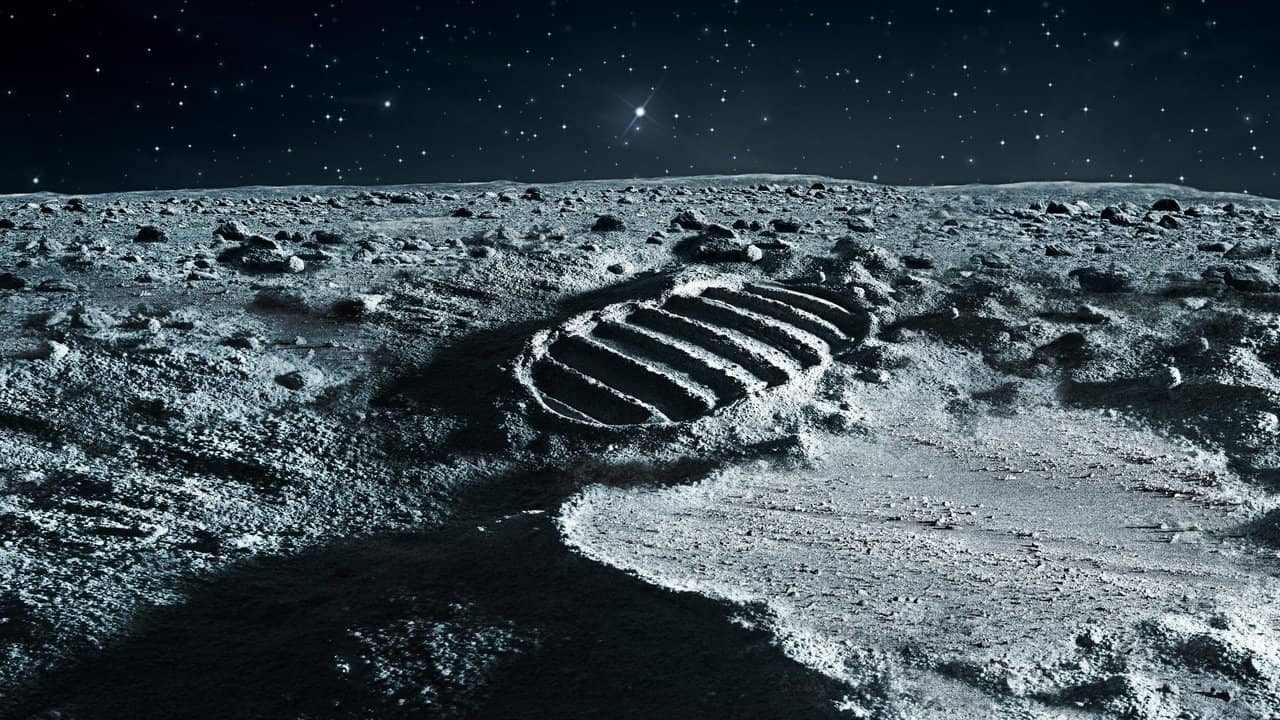 Truth Behind the Moon Landing backdrop