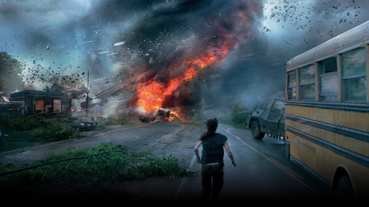 Into the Storm backdrop