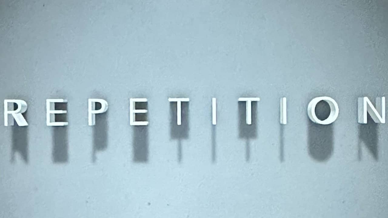 Repetition backdrop
