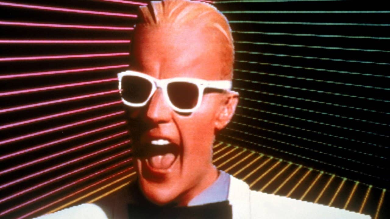 The Max Headroom Show backdrop