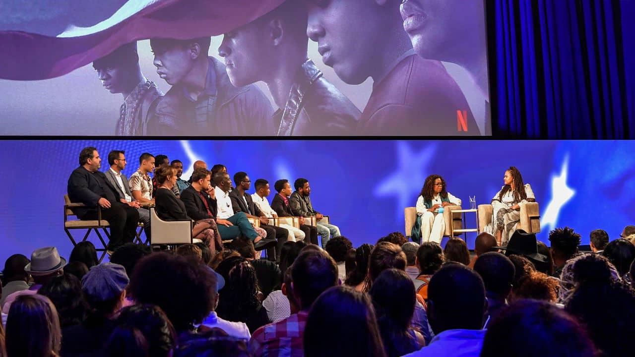 Oprah Winfrey Presents: When They See Us Now backdrop