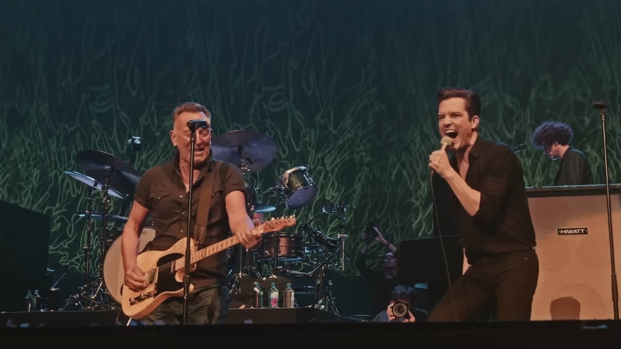 The Killers + Bruce Springsteen: Encore at the Garden backdrop
