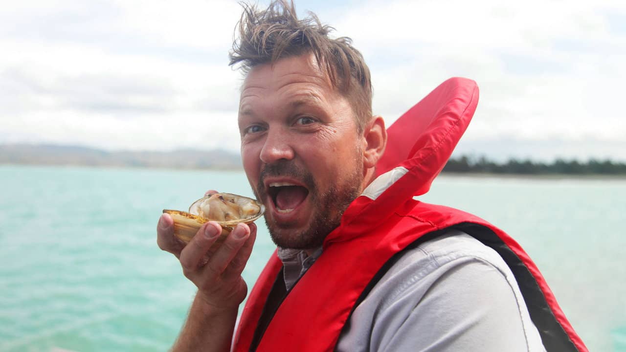 Jimmy Doherty's New Zealand Escape backdrop