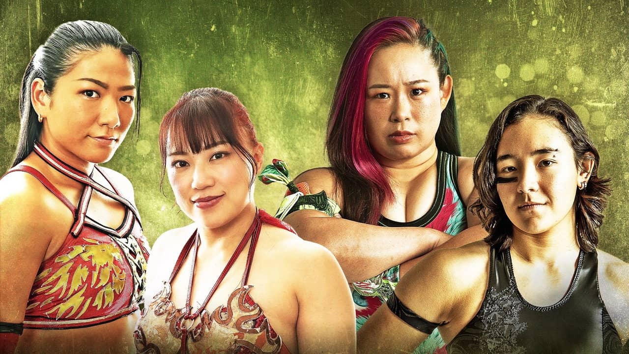 Sendai Girls' Pro-Wrestling in Azalea Taisho Hall backdrop