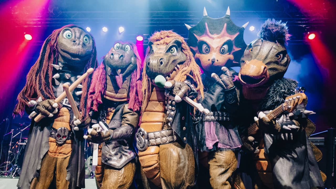 Heavysaurus - Kaugummi ist mega Tour 2023 - Leipzig backdrop
