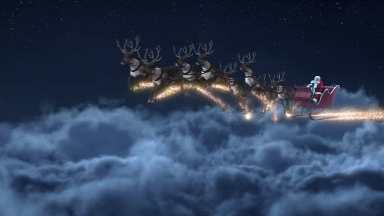 The Search for Santa Paws backdrop