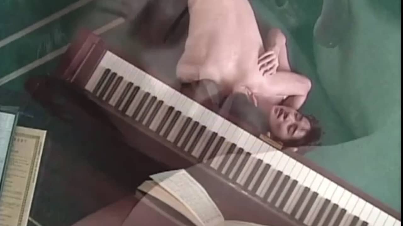 Female Teacher: Under a Wet Piano backdrop