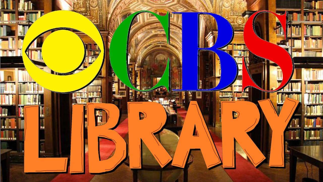 CBS Library backdrop