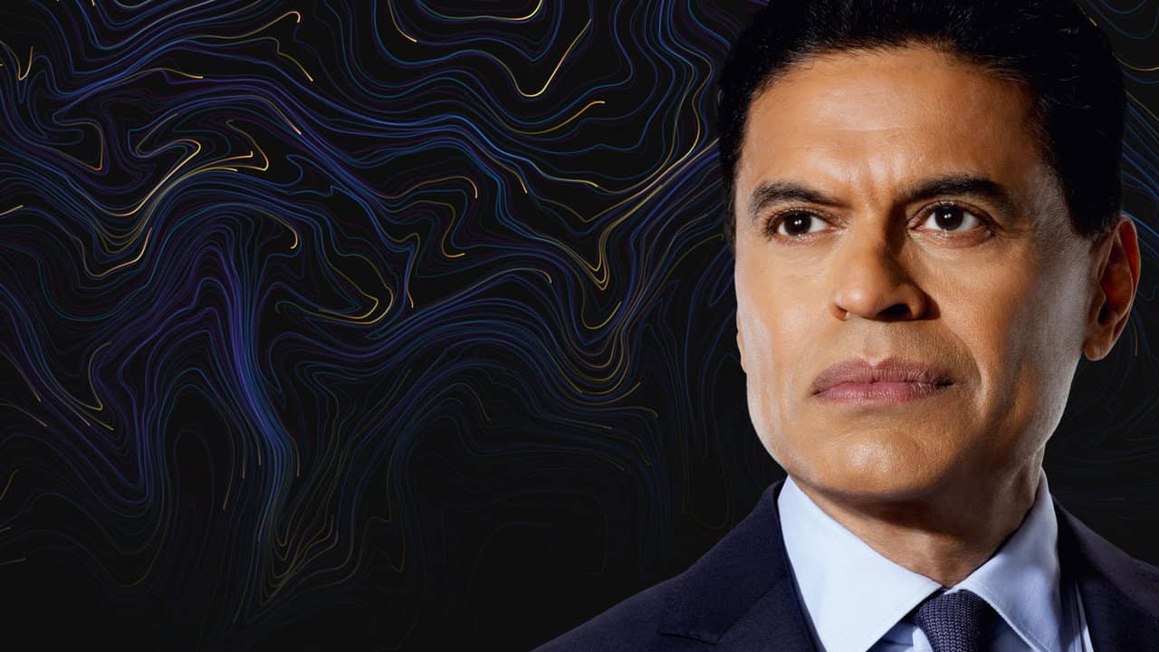 Extraordinary with Fareed Zakaria backdrop