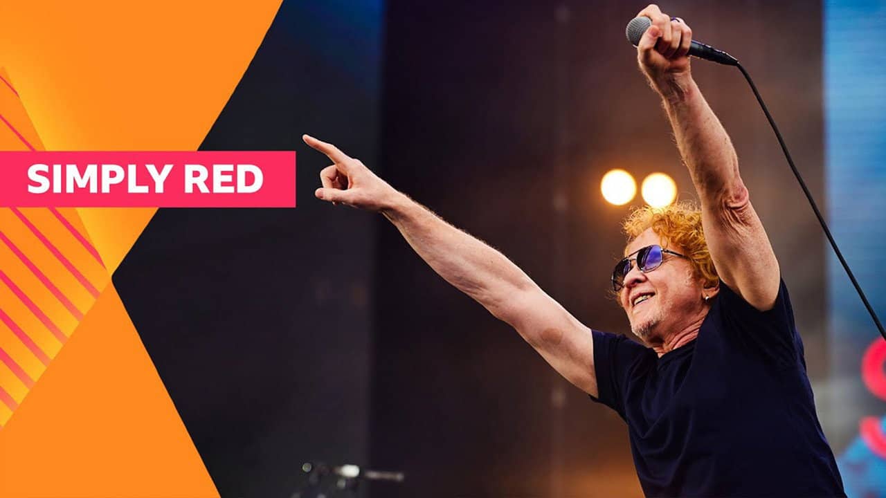 Simply Red: Radio 2 in the Park backdrop