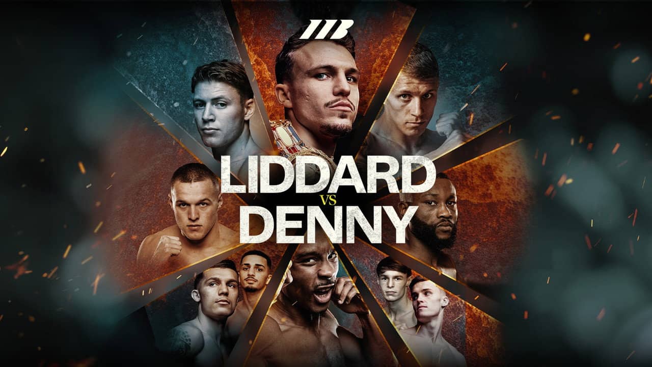 George Liddard vs. Tyler Denny backdrop