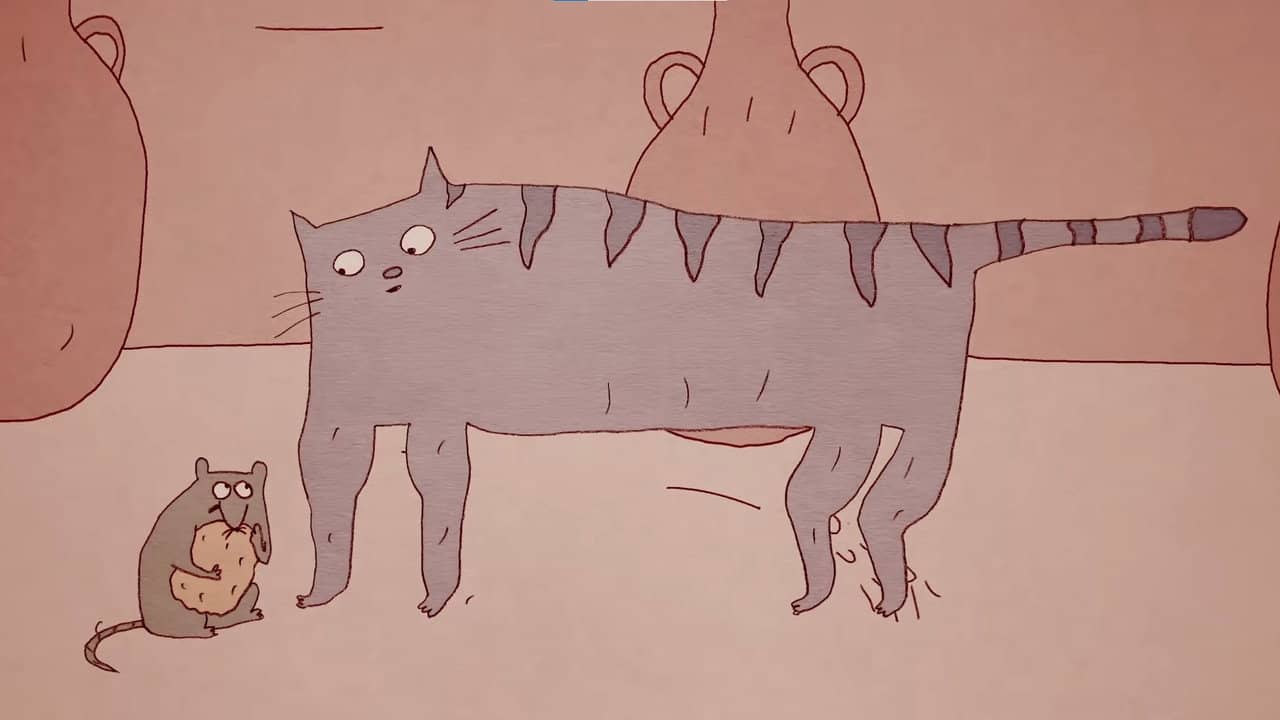 The History of the World According to Cats backdrop