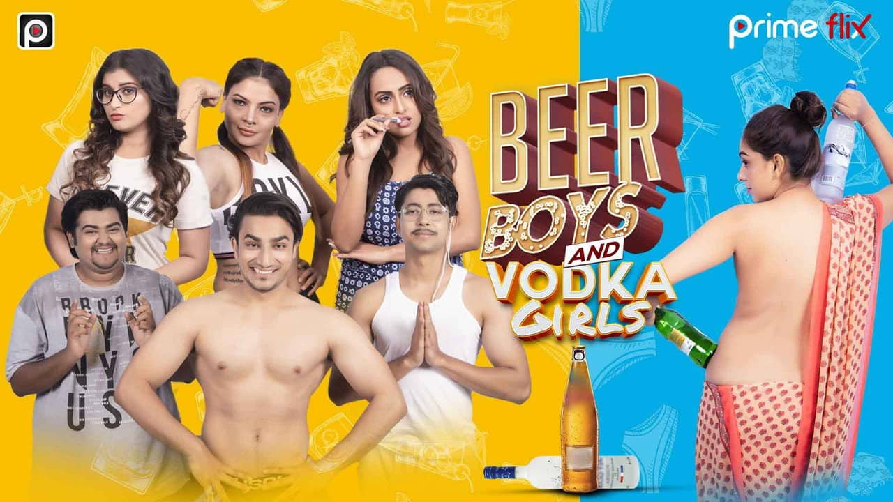 Beer Boys and Vodka Girls backdrop