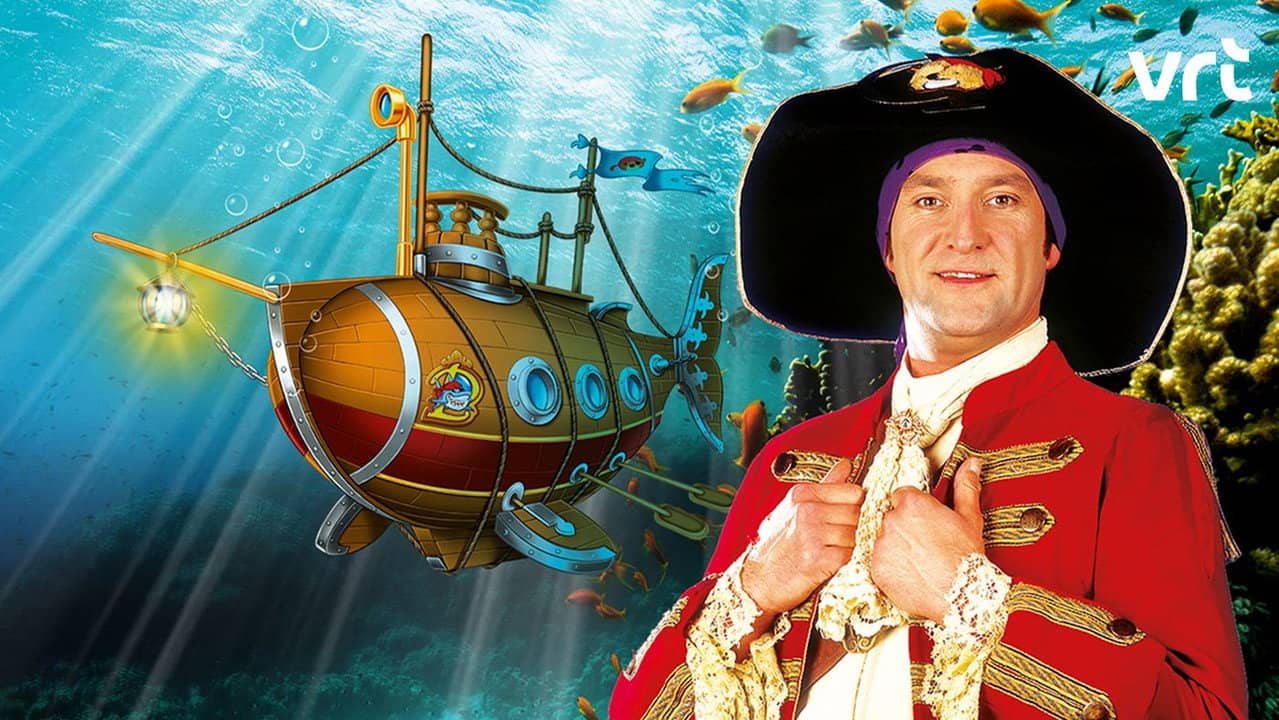 Piet Piraat  Wonderwaterwereld backdrop