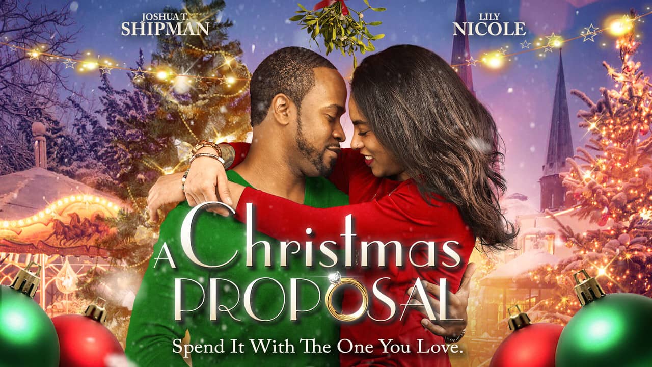 Christmas Proposal backdrop