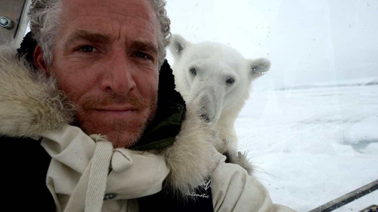 The Polar Bear Family & Me backdrop