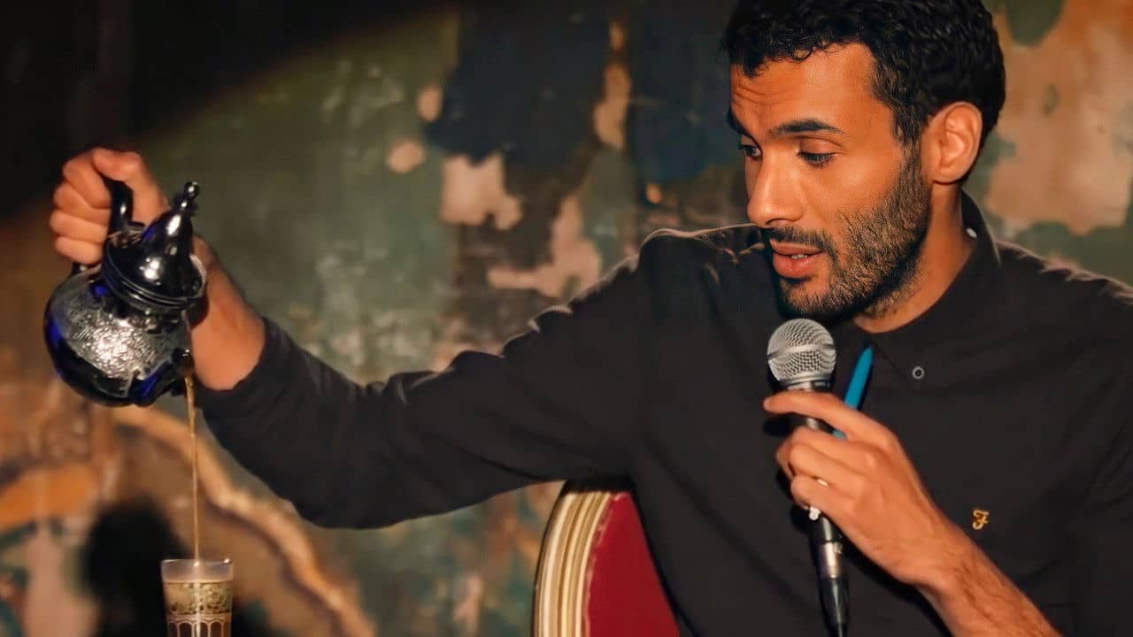 Mustapha El Atrassi - Lecture backdrop
