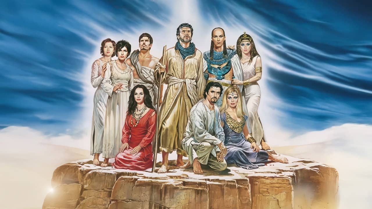 The Ten Commandments backdrop