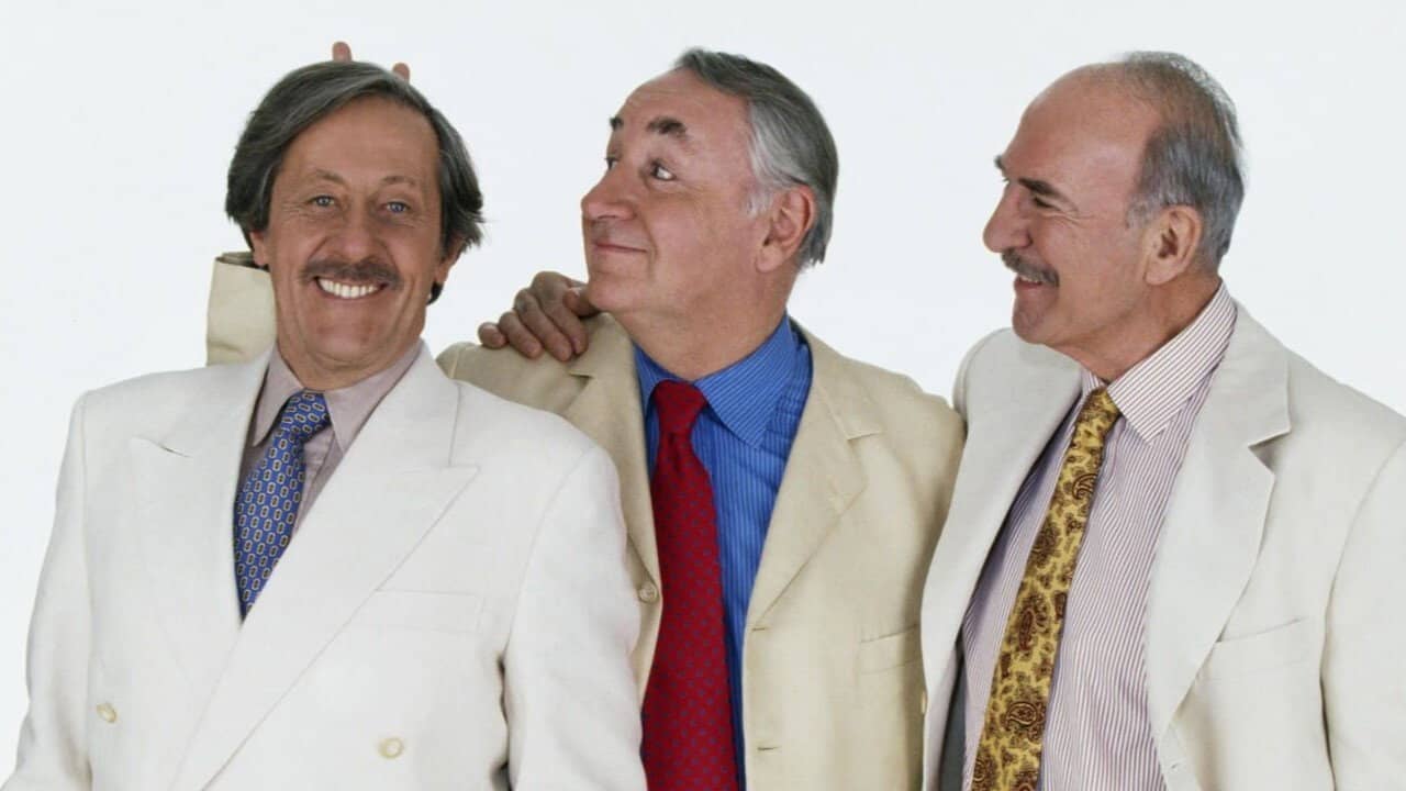 Rochefort, Marielle, Noiret: Les copains d'abord backdrop