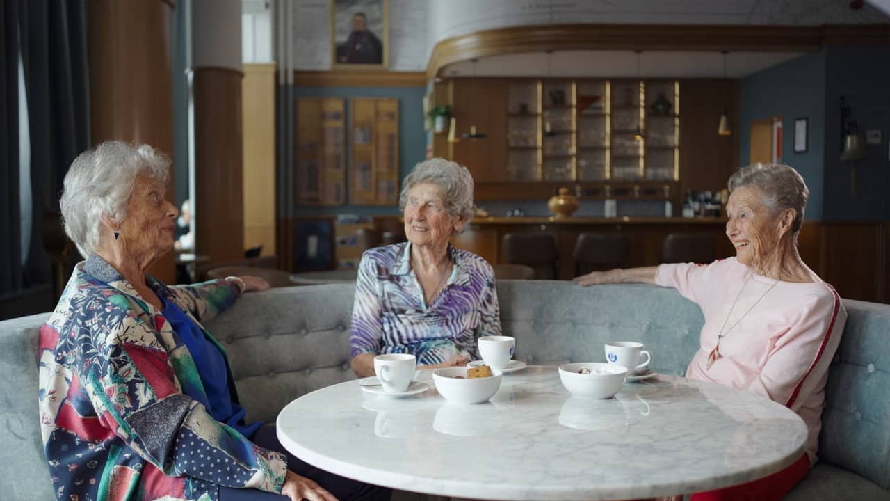 Zeemansvrouwen, een soort vrijheid backdrop