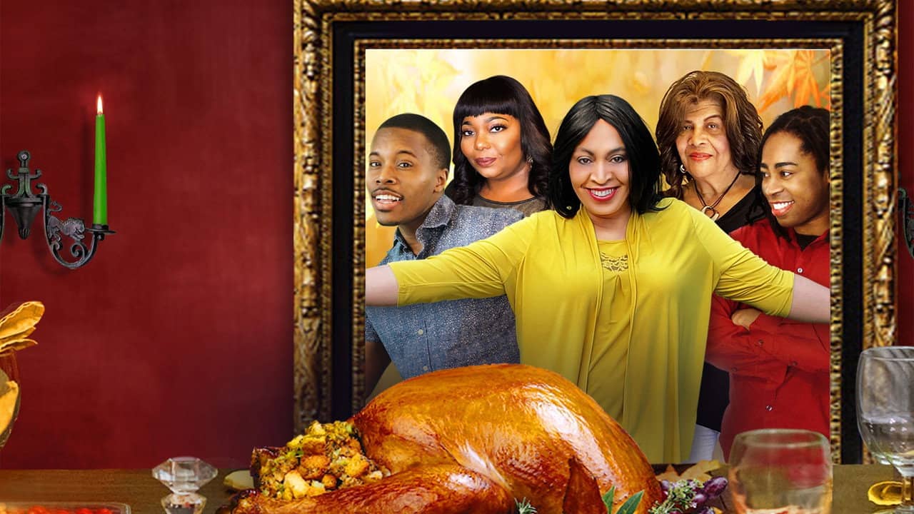 Family Thanksgiving backdrop