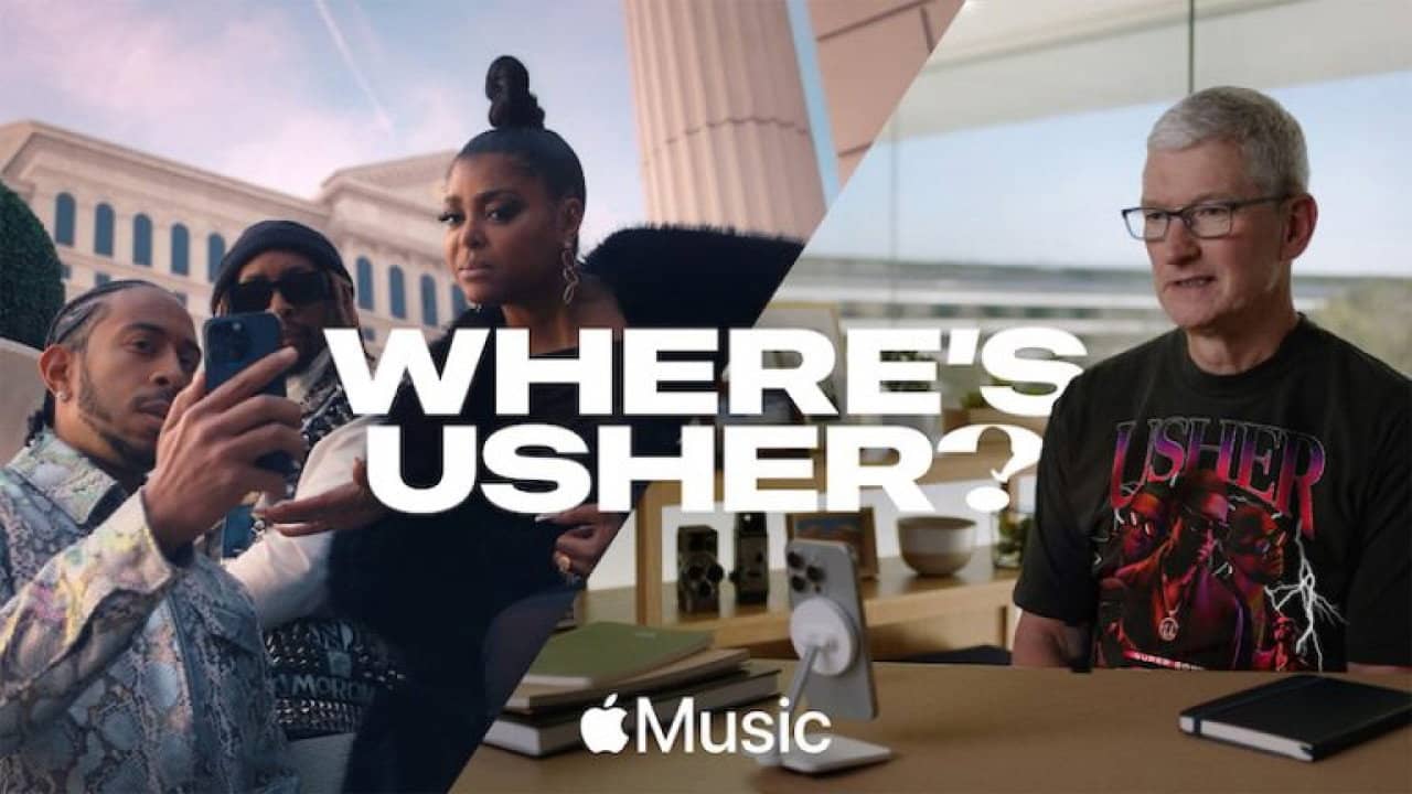 Where's Usher? backdrop