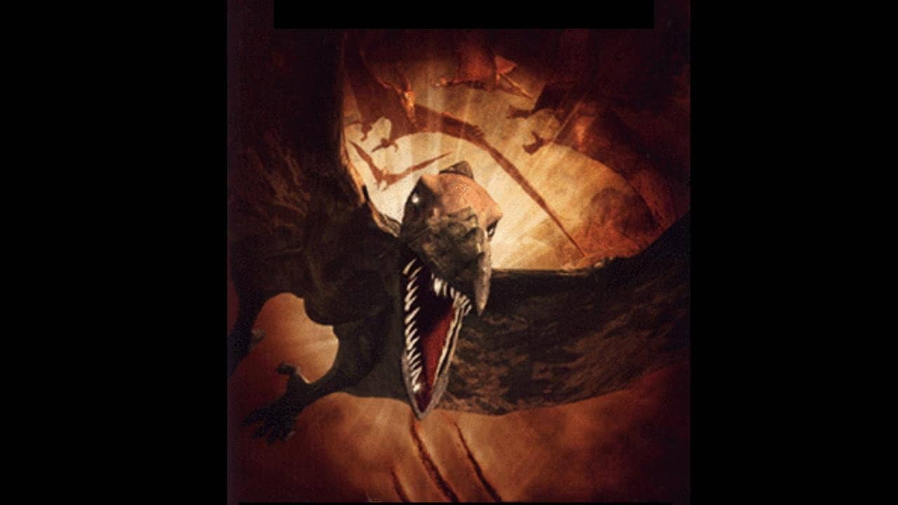 Pterodactyl backdrop