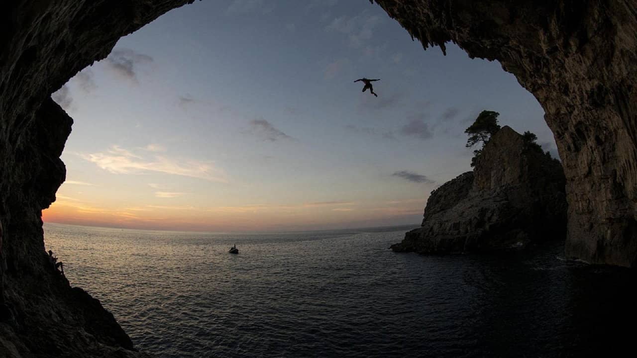 Above The Sea backdrop