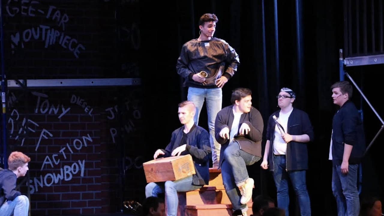 West Side Story backdrop