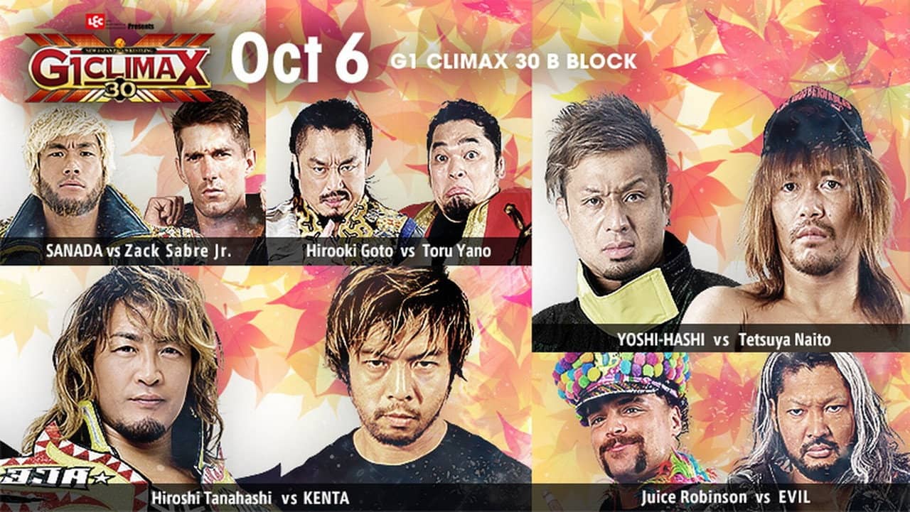 NJPW G1 Climax 30: Day 10 backdrop
