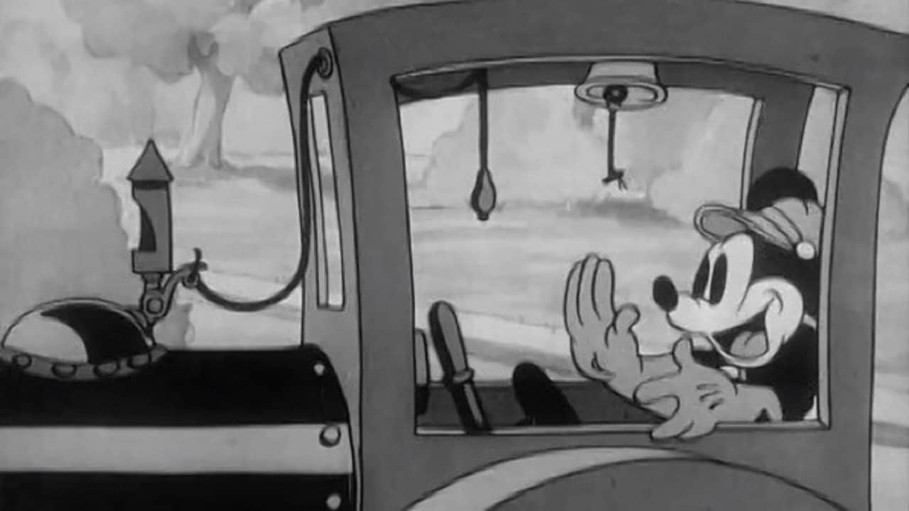 Mickey's Steam Roller backdrop