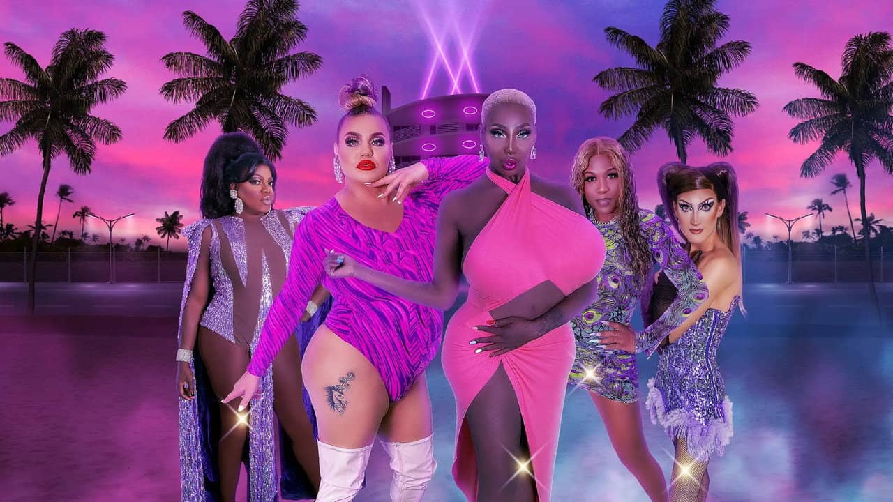Miami Dolls backdrop