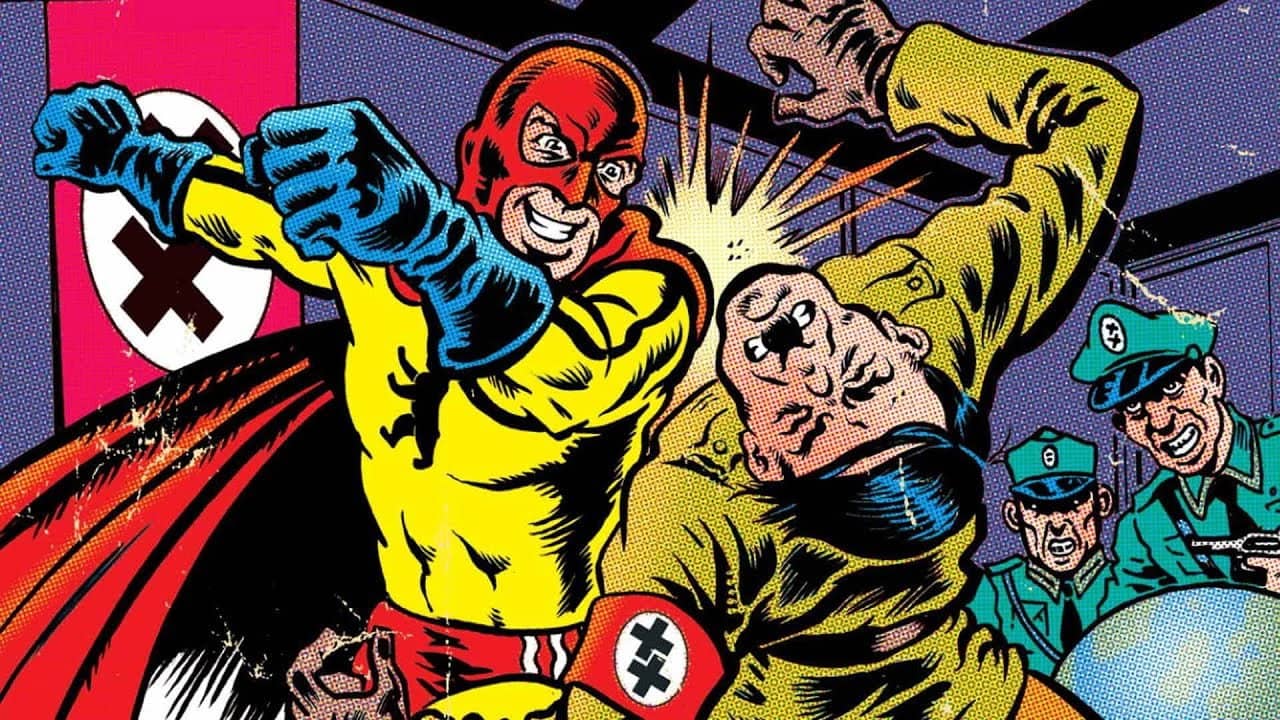 Captain Berlin vs. Hitler backdrop
