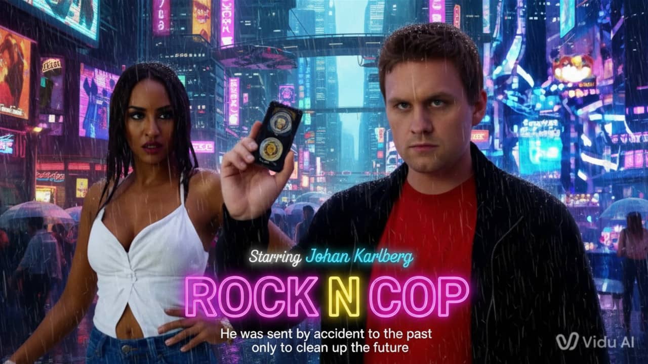 Rock N Cop backdrop