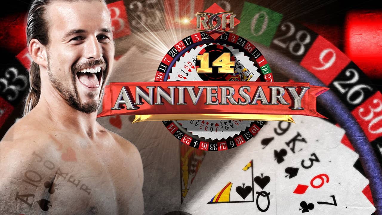 ROH: 14th Anniversary backdrop