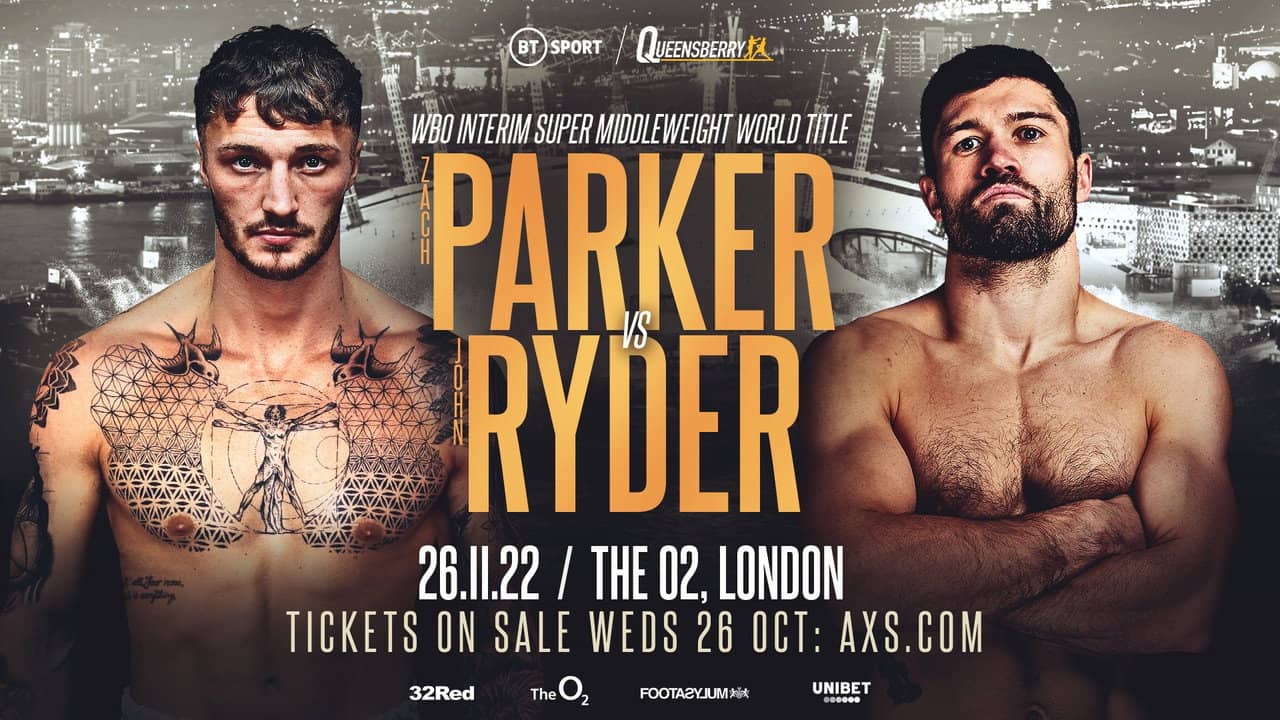 Zach Parker vs. John Ryder backdrop