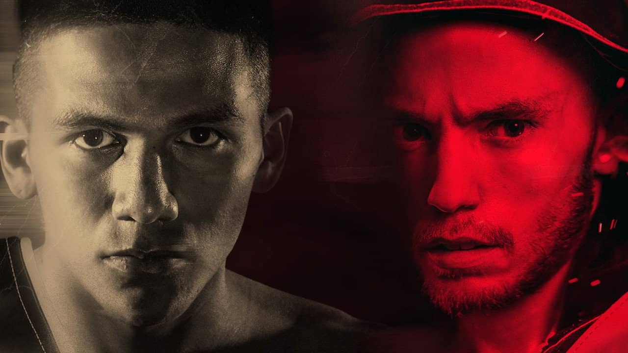 Jesse Rodriguez vs. Sunny Edwards backdrop