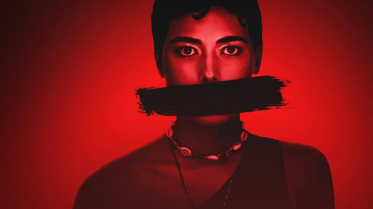 Colors of Evil: Red backdrop